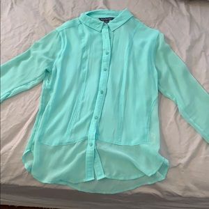 American Eagle turquoise shirt